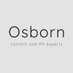 Osborn PR (@osborncontent) Twitter profile photo