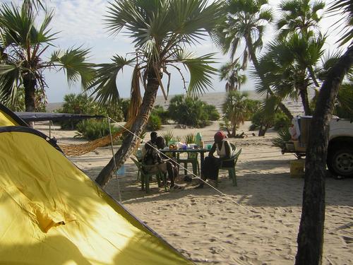 an eco tourism resort in the desert of northern kenya,providing,12 acres of beach and sand,cultural dances,small groups,tents etc