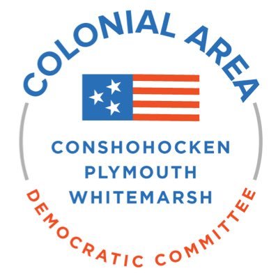 Area 10 of the @montcopadems. Representing the residents of @Colonial_SD, @ConshyBorough, @PlymouthTwp and @WhitemarshTwp in @MontcoPA.