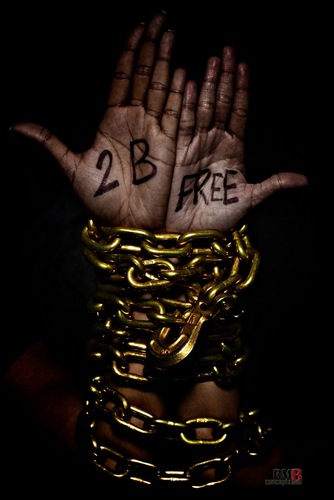 Sherane H & Vanessa M began this campaign to bring awareness thru Art & Fashion! Lets free the world from human trafficking & other epidemics!