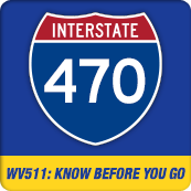 Travel information for I-470 in West Virginia. *Automated feed. Monitored 7AM-5PM*