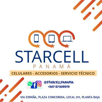 •Venta de equipos electrónicos
+507 6730-9519   
instagram: @starcellpanama   
Facebook: starcellpanama