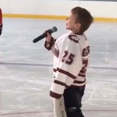 12-year old MA goalie with a #bigdream to sing the National Anthem for the @nhlbruins at @tdgarden & make it to @broadway follow FB, Insta, YOUtube *Parent run*