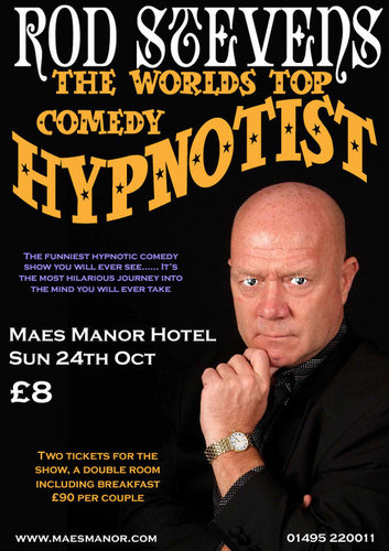 Welcome to the amazing world of Rod Stevens possibly the UK's number one Comedy Stage Hypnotist.
