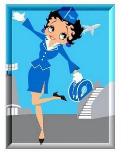 Flight attendant, cabin crew, stewardess or air-hostesses...