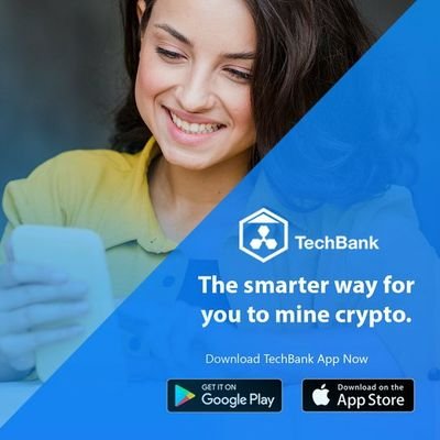 By using Tech Bank App one can shop and avail BTC and CCRB. Download the application with the link below