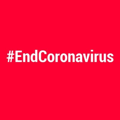 Global Movement to take action and help stop #Coronavirus #COVIDー19. Share your activities and use hashtag #EndCoronavirus