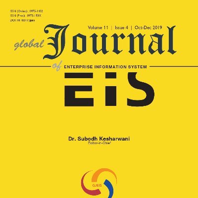 Global Journal of Enterprise Information System (GJEIS) is a Quarterly publication endowed with comprehensive coverage and understanding of the social, cultural