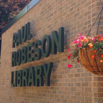 Paul Robeson Library on the Camden Campus of Rutgers University. One of many @RULibraries #paulrobesonlibrary #rutgerscamden