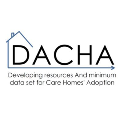 Developing research resources And minimum data set for Care Homes’ Adoption and use (DACHA) Led by @UniofHerts, funded by @NIHRresearch Tweets are views of team