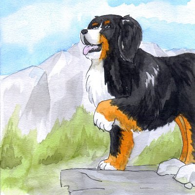 King__Bruno's profile picture. Bruno's Amazing Adventures is children's book series featuring Superhero Bruno, the Bernese Mountain Dog, King of Rocky Mountain National Park.