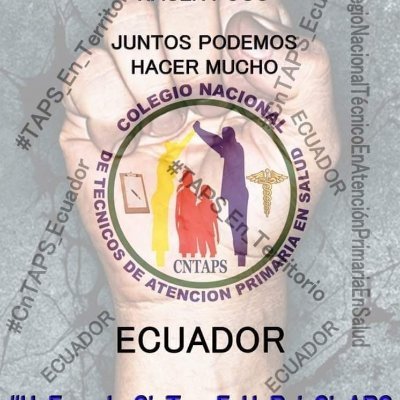 Somos Técnicos en Salud TAPS Imbabura, fortalecemos el Modelo de Atención Integral de Salud Familiar, Comunitario e Intercultural MAIS FCI, en el Ecuador.