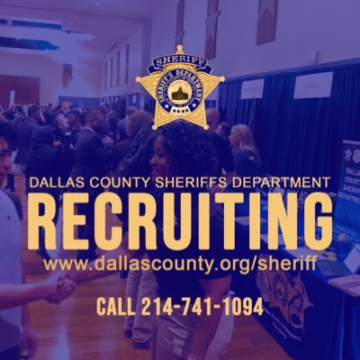 Interested in a career with the Dallas Sheriff’s Department? Please visit: https://t.co/lN1pOXG46n or call 214-741-1094 to speak to one of our recruiters!