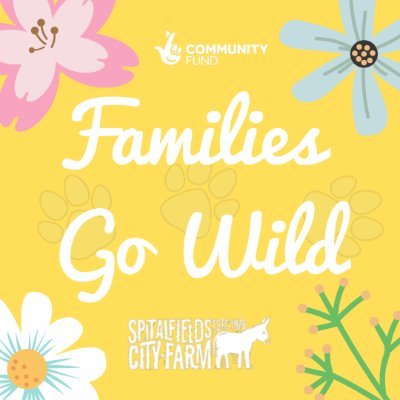 FREE Family Volunteering Activities at @spitz_cityfarm. Join us for gardening, crafts, healthy eating, and animal care on Saturdays, 11.30am - 1pm.