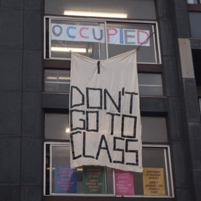 Student occupation in support of UCU striking staff at the University of Edinburgh Insta - edoccupi Email: occupation.edi2019@gmail.com