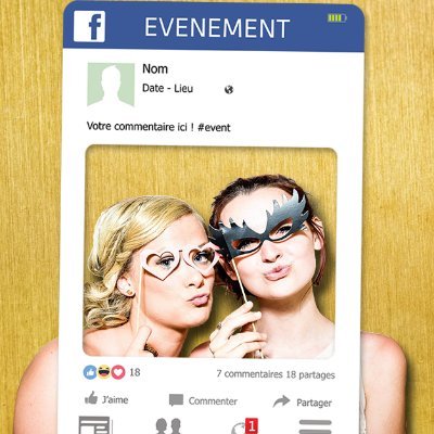 Immortalisez votre événement en créant votre cadre photobooth personnalisé ! #photobooth #event #marketing