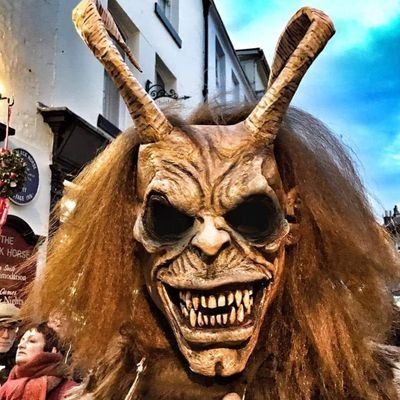 Pagan demon of old. Likes beating evil dooers and imprisoning them in hell forever. Krampus Nacht - 4th December 2021.