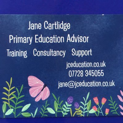 Jane Cartlidge Primary Education Advisor. Believer that high expectations and happiness (staff & pupils) go hand in hand.