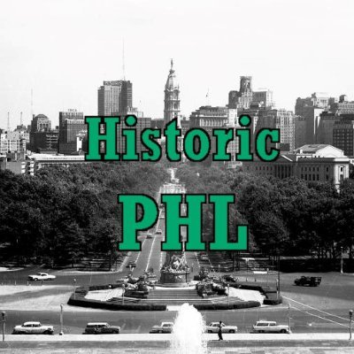 HistoricPHL's profile picture. Random old images of #Philly from the city's Department of Records. This bot is not affiliated with https://t.co/6libNrxLw8, just a big fan of their photos.