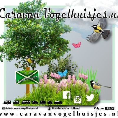 Caravan Vogelhuisjes NL  Custom made Handmade
shipping Worldwide  
Email: info@caravanvogelhuisjes.nl