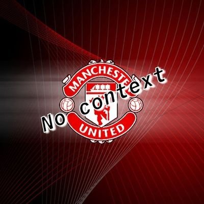 UNITED 🔴⚪⚫ 
Without Context.