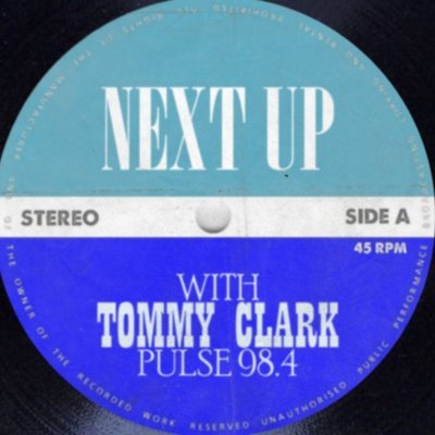 Next Up with Tommy Clark is a weekly new music show on Pulse98.4 - wednesday night from 10