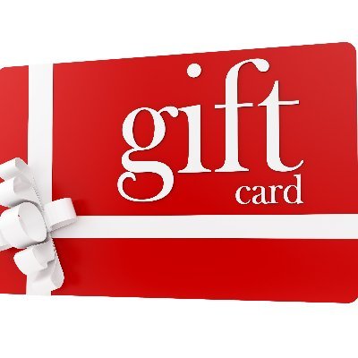 Would anyone like a gift card? Tweet at us and follow us... we give them away randomly.