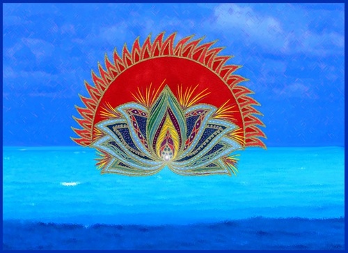 “The beauty of word and phrase may attract the eye, But O my friend, it is the heart's blood that brings #poetry to life.” #SantDarshanSingh art by Gene Manuel