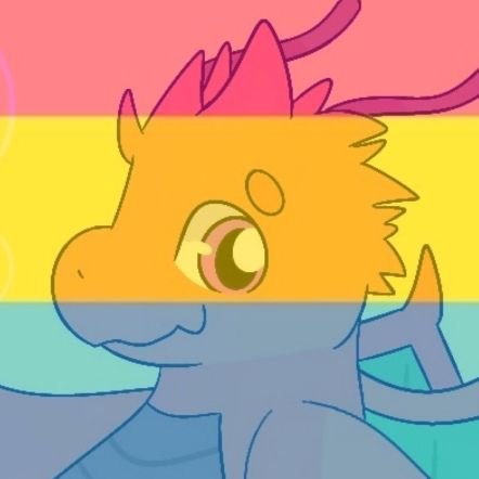 I'm a pansexual dragonite (he/They) who is in a relationship w/ the amazing @peppermint_offi!