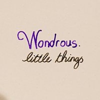 wondrouslittlethings(@wondrouslittle2) 's Twitter Profile Photo