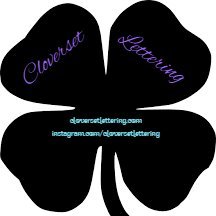 This is the twitter for #Cloversetlettering 
Check me out on Instagram as well! @Cloversetlettering