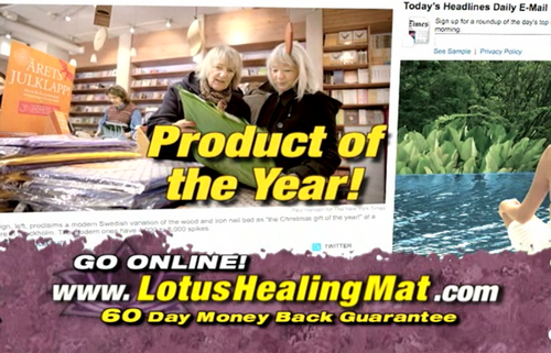 The Lotus Healing Mat is essentially the best holistic way to promote relaxation and sleep