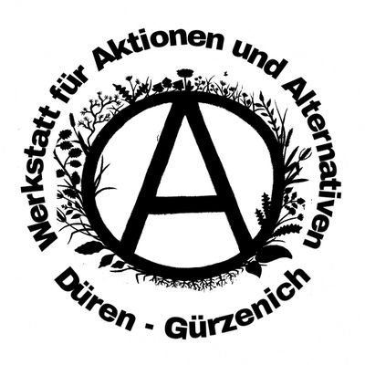 Werkstatt für Aktionen & Alternativen  2011/ nach dem 2. Klimacamp gegründet/
Ein halbes Jahr später wurde von hier der Hambacher Forst das erste mal besetzt