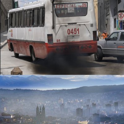 Estudiamos la calidad del aire en la ciudad de Quito.