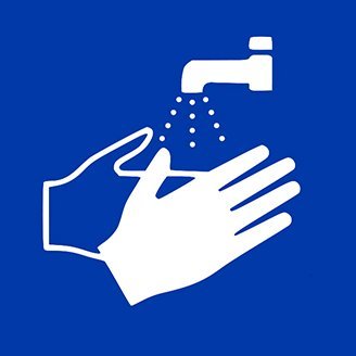 Reminding twats like you and me to wash our hands