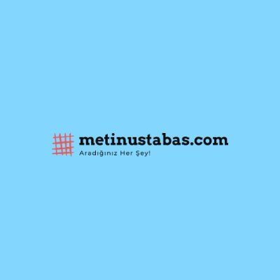 metinustabascom's profile picture. Güncel Konular, Web Sitesi Kurmak, Eğitim Notları ve dahası için web sitemizi ziyaret edebilirsiniz... 📧  info@metinustabas.com