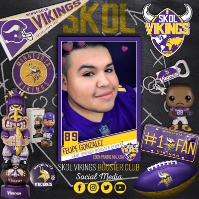 #Minnesota #Purple4life #vikingsfan #govikes #myteamforlife💜💛 follow me on Facebook @Feliphe Gonzalez