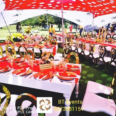 We are an events company from welkom free state you can hire chairs Tables we also do Vip Setting