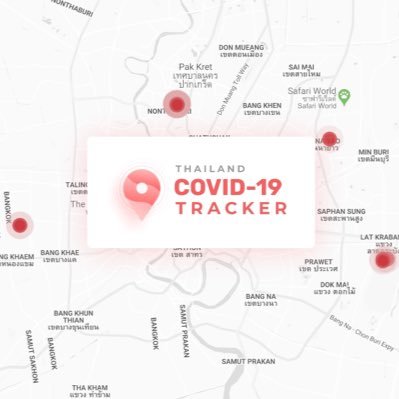 #covidtracker by 5Lab⚡️ — Location-based news about #Covid_19 #โควิด19 in Thailand🇹🇭