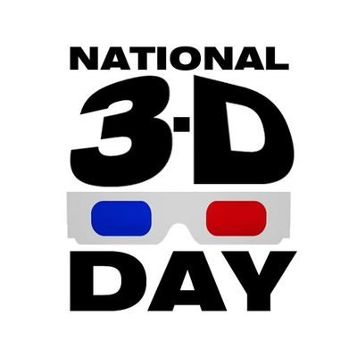 National 3-D Day celebrates the art, science, and history of stereoscopic 3-D imagery. Every year, on the third day of the third week of the third month!