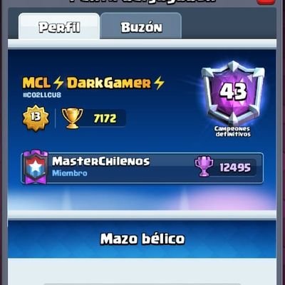 Jugador Top Ladder #495 , #262 y #214🔝🌎
PB:7607
20Wins X2😎
218.000 En GD😴
Nuevo en Twitter 🤙😎