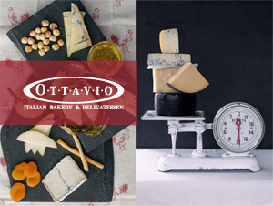 Ottavio is an Italian Bakery, Delicatessen & Cafe in Oak Bay....mountains of cheese, rivers of coffee, pools of olive oil, fields of bread.....