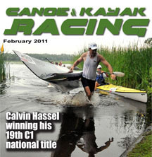 Bimonthly canoe and kayak racing magazine.