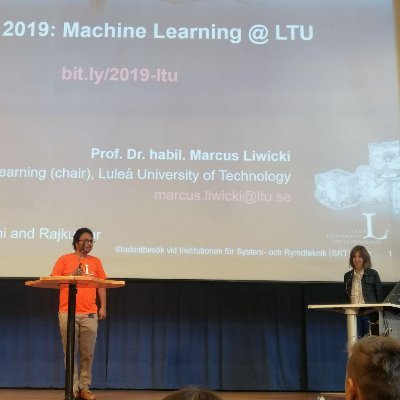 Postdoctoral researcher at LTU Sweden
Machine Learning