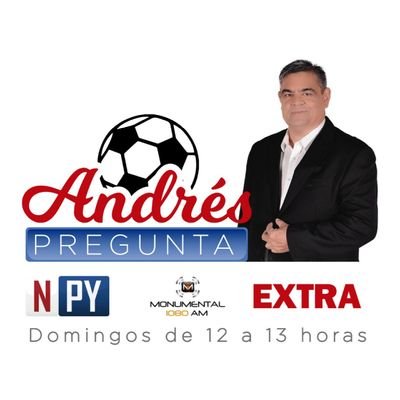 Domingos de 12 a 13 por @Npyoficial y @AM_1080.
Inscripción al programa
📧 andrespreguntaNPY1080@gmail.com

📲 0982 965 831