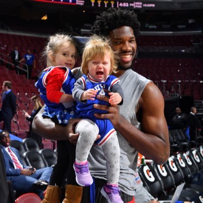 father of the kids in the picture (not joel embiid)