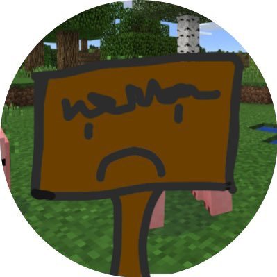 i'm a sign i want to die you could say i'm a suisign - Dark Oak Sign | Parody