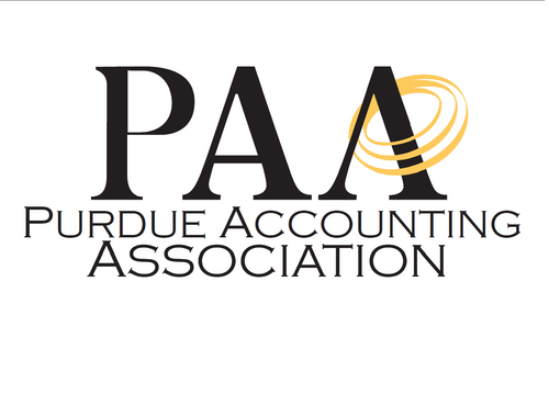 We are the Purdue Accounting Association. Follow us for updates on the PAA and the accounting, professional, and social events we host at Purdue University!