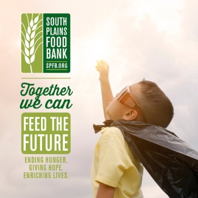 The South Plains Food Bank, Inc. is committed to alleviating hunger and giving hope to the hungry.