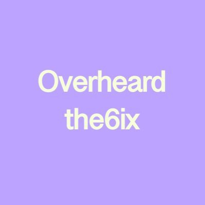 Follow us for overheard gossip in the 6ix 🙊 https://t.co/I2Ik0iWJbz